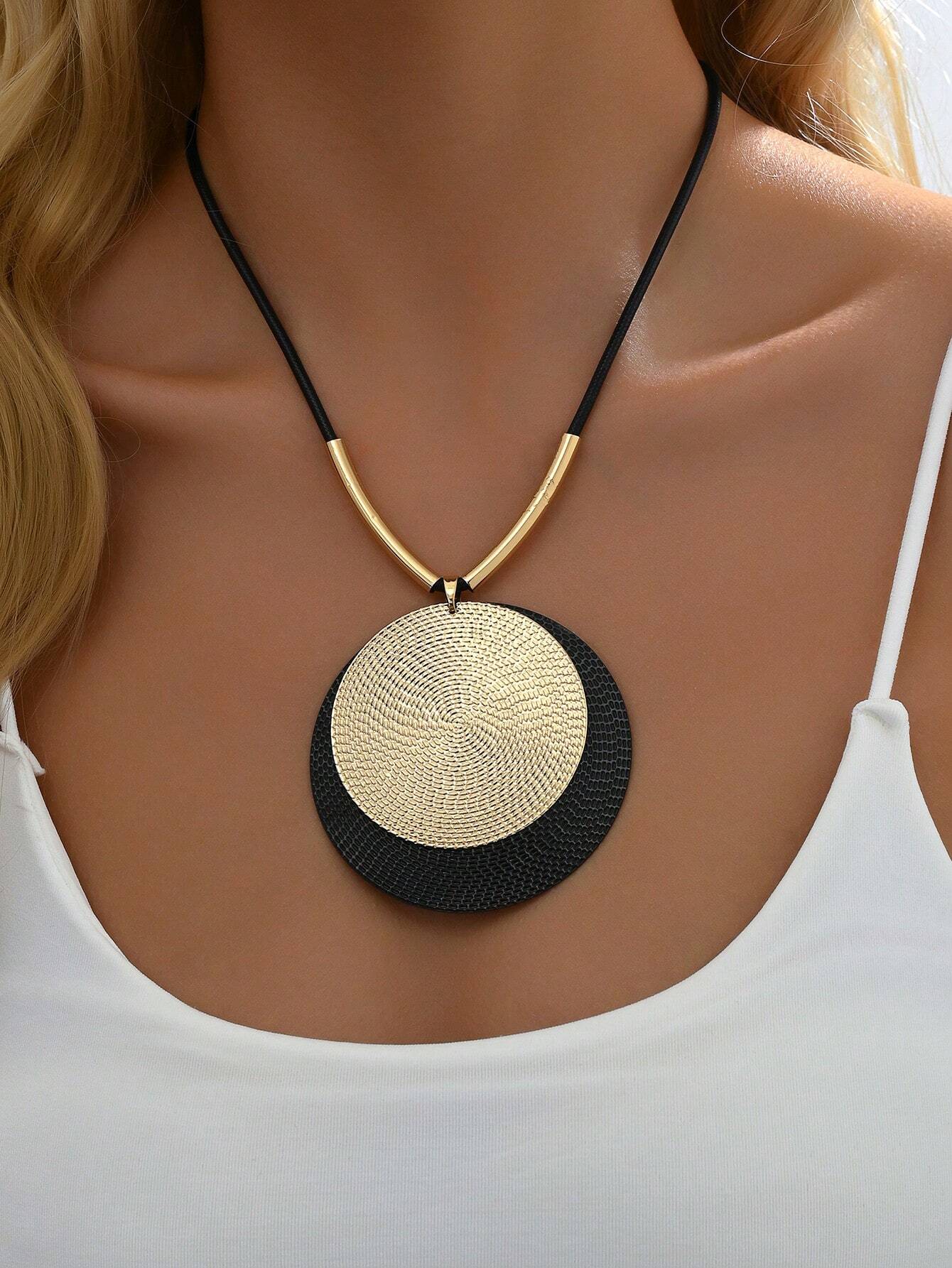 Naszyjnik Double Medallion