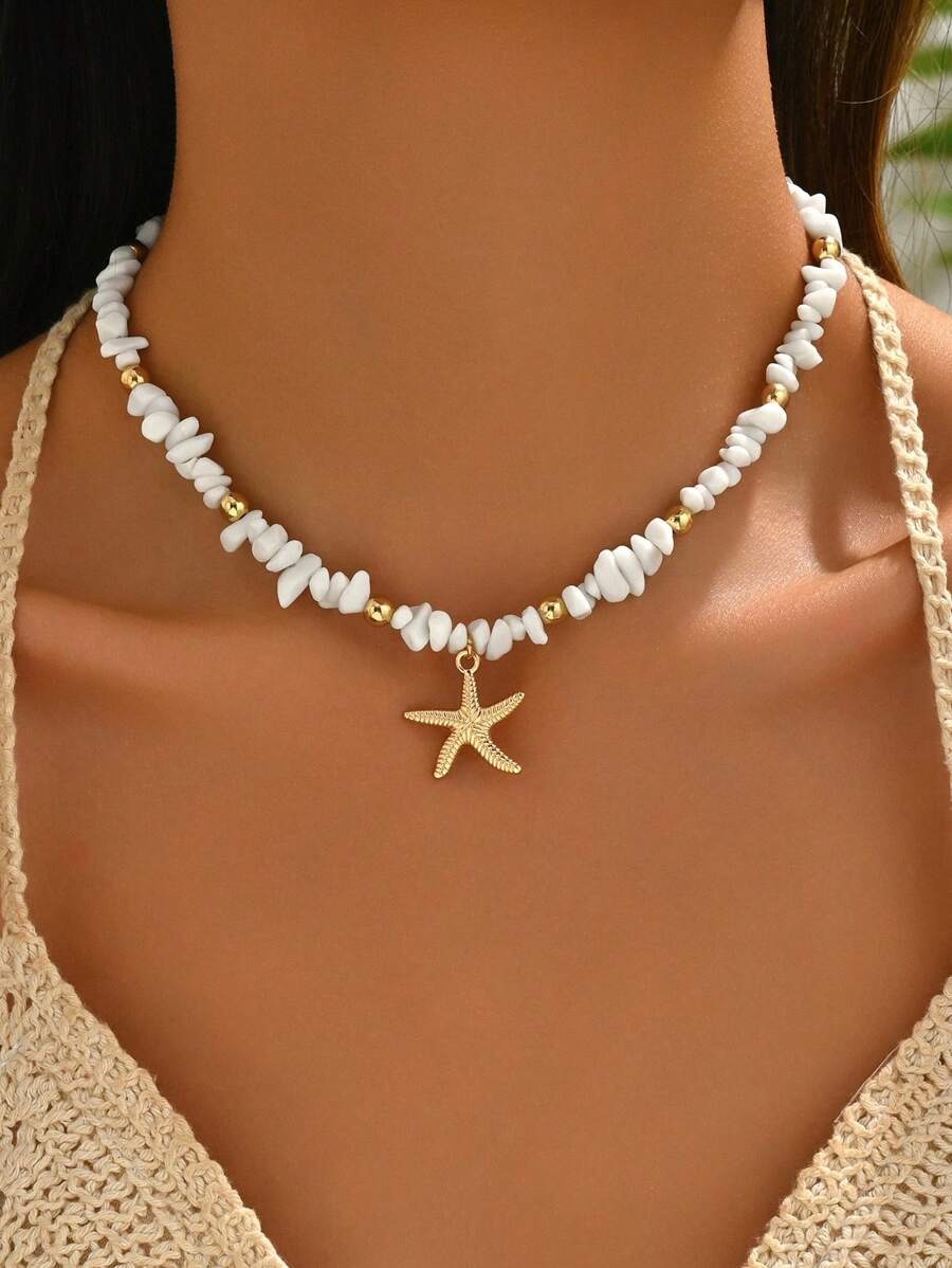 Naszyjnik White Coralstar